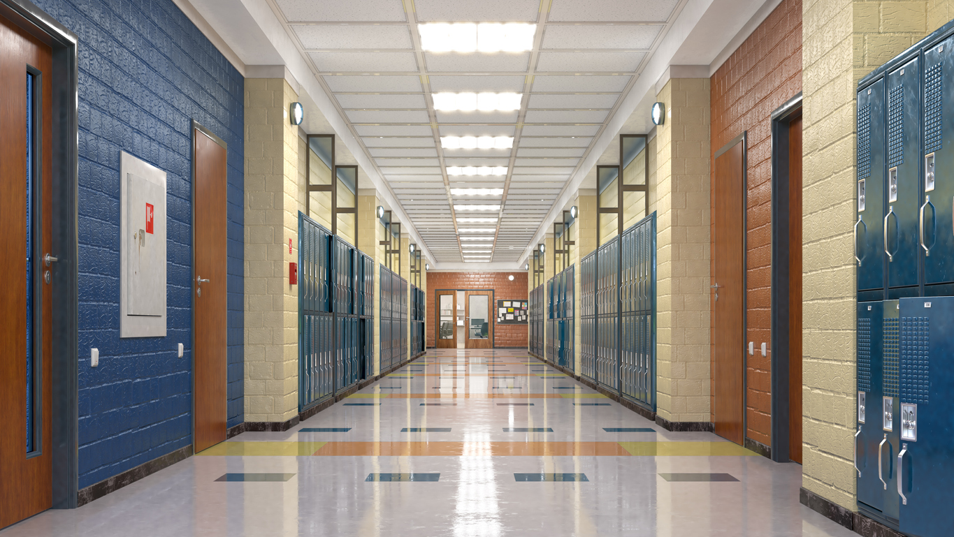 School hallway